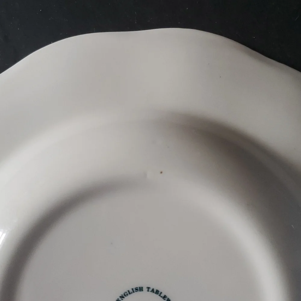 2 Unicorn China Stafforshire England Blue Bowls - Picture 9 of 9